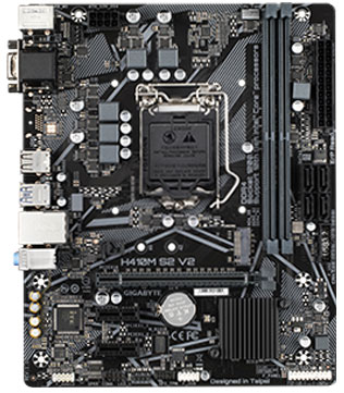 Gigabyte H410M S2 V2 Motherboard (Without I/O Shield) (Pre-owned)
