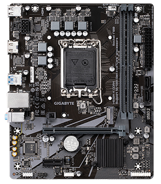Gigabyte H610M K DDR4 Intel Motherboard (Without I/O Shield) (Pre-owned)