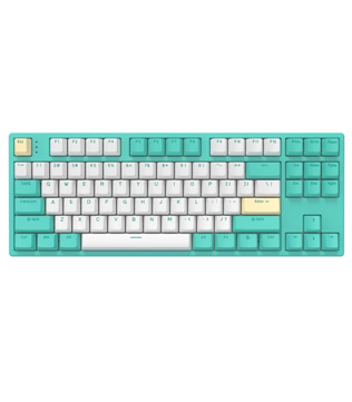 HELLO GANSS GS 87 Bluetooth, Wired USB, Wireless Gaming Keyboard (Cherry MX Blue) (Open Box)