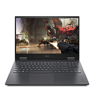 HP OMEN 15-en0001AX, 15.6 Inches, AMD Ryzen 5 4600H with Radeon Graphics @3.00 GHz, 8 GB RAM, 512 GB NVME SSD, NVIDIA GeForce GTX 1650 Ti, Mica Silver Laptop (Minor Scratches & Dents) (Pre-owned)