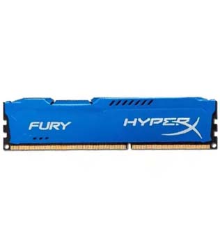 HyperX Fury DDR3 8GB 1600MHz (HX316C10F/8) Blue Desktop RAM (Pre-owned)