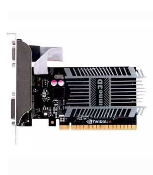Inno3D NVIDIA GT710 2GB GDDR3 (N710-1SDV-E3BX) Graphics Card (Pre-owned)