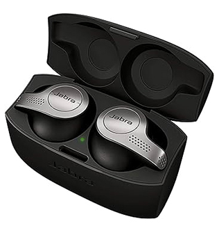 Jabra Elite 65T Truly Wireless Bluetooth Earbuds (Titanium Black) (Pre-owned)