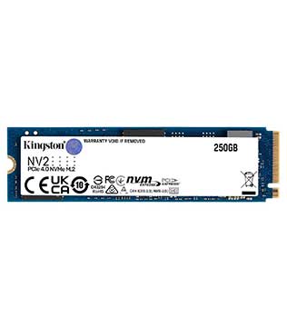 Kingston NV2 250GB M.2 2280 NVMe (SNV2S/250G) Internal Solid State Drive (Pre-owned)