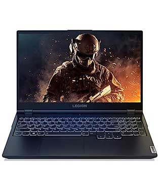 LENOVO LEGION 5 15ARH05a, 15.6 Inches, AMD Ryzen 5 4600H with Radeon Graphics @3.00 GHz, 16 GB RAM, 1 TB HDD, 256 GB NVMe SSD, NVIDIA GeForce GTX 1650, Phantom Black Laptop (Pre-owned)