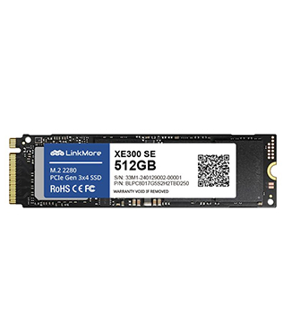 LinkMore XE300 SE 512GB NVMe M.2 Internal Solid State Drive (Pre-owned)