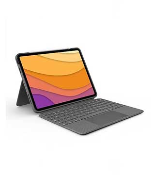 Logitech Combo Touch Keyboard Case for iPad Air (4th and 5th Gen) (Grey) (Pre-owned)