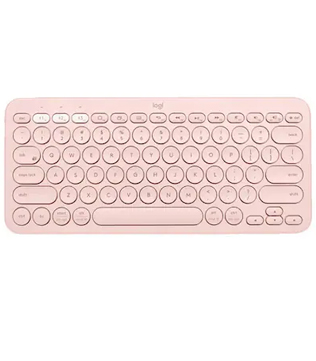 Logitech K380 Wireless Multi-Device Bluetooth Keyboard (Rose) (Pre-owned)