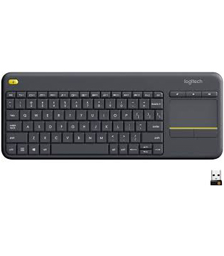 Logitech K400 Plus with Touchpad Wireless Keyboard (Pre-owned)
