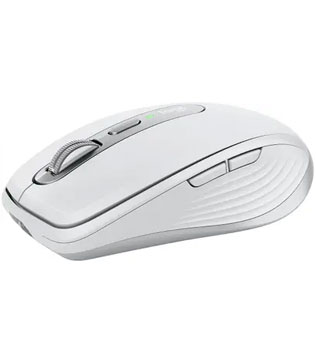 Logitech MX Anywhere 3 Ambidextrous Bluetooth Mouse (Pale Grey) (Pre-owned)