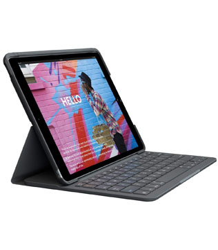 Logitech Slim Folio for iPad (7th, 8th and 9th generation) Tablet (Pre-owned)