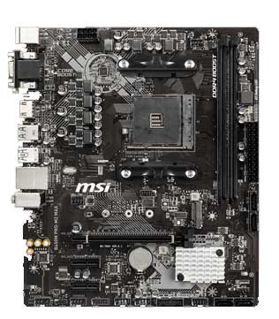 MSI B450M PRO-M2 Motherboard (Without I/O Shield) (Pre-owned)