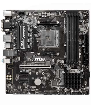MSI B450M PRO-VDH MAX Motherboard (Without IO Shield) (Pre-owned)