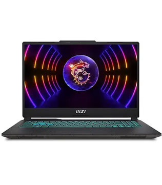 MSI Cyborg 15 AI A1VEK, 15.6 Inches, Intel(R) Core(TM) Ultra 7 155H @3.80 GHz, 16 GB RAM, 1 TB NVME SSD, NVIDIA GeForce RTX 4050, Translucent Black Laptop (Pre-owned)