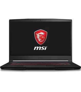 MSI GF63 THIN 11SC-1493IN, 15.6 Inches, Intel(R) Core(TM) i5-11260H CPU @ 2.60GHz, 16 GB RAM, 512GB NVME SSD, Nvidia GeForce GTX 1650 with Max-Q Design, BLACK Laptop (White Spot On Display) (Pre-owned)