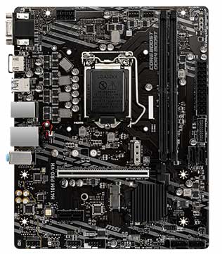 MSI H410M Pro-Vh Intel LGA1200 (H410M-PRO-VH) Motherboard (Without I/O Shield) (Pre-owned)