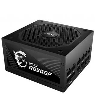 MSI MPG A850GF 850 Watt 80 Plus Gold (MPG-A850GF) Power Supply (Pre-owned)