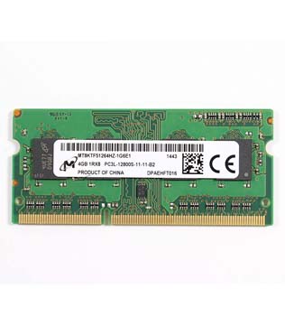 Micron 4GB 1600MHz (MT8KTF51264HZ) Laptop RAM (Pre-owned)