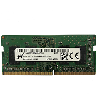 Micron 4GB DDR4 2400MHz (MTA4ATF51264HZ-2G3B2) Laptop RAM (Pre-owned)