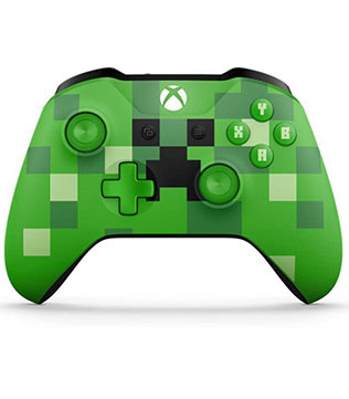 Microsoft Xbox One Wireless Controller Minecraft Creeper Edition (Pre-owned)