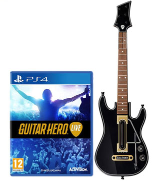 Guitar Hero Live Game & Guitar Controller PS4 (Pre-owned)