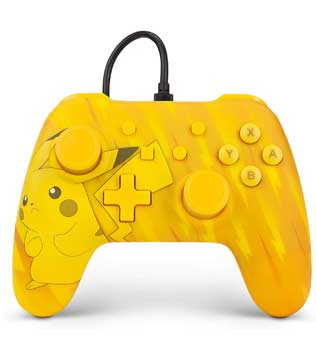 PowerA Pokemon Enhanced Wired Controller Nintendo Switch (Static Pikachu) (Pre-owned)