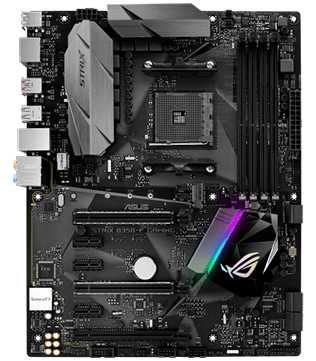 ASUS ROG STRIX B350-F GAMING Motherboard (Without I/O Shield) (Pre-owned)