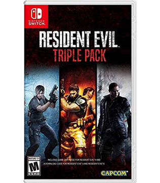 Resident Evil Triple Pack (Includes only Resident Evil 4 Full Game) Nintendo Switch (Pre-owned)
