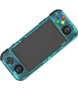 Retroid Pocket 3 Plus Android Retro Game Console Multiple Emulators Console Handheld 4.7 Inch 16:9 Display 4500mAh Battery Classic Games (Clear Blue) (Pre-owned)
