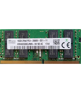 SK Hynix 16GB DDR4 2666MHz (HMA82GS6CJR8N-VK) Laptop RAM (Pre-owned)