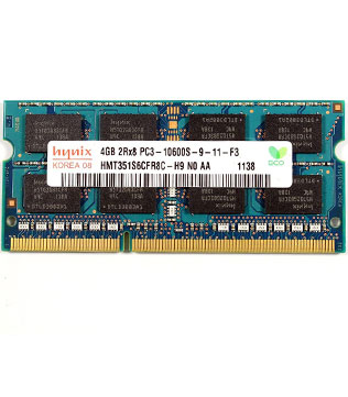 SK Hynix 4GB DDR3 1333MHz (HMT351S6CFR8C-H9) Laptop RAM (Pre-owned)