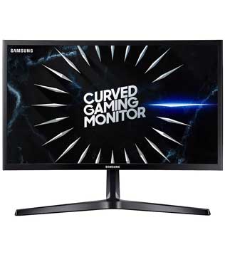 Samsung 24 Inch Curved 144 Hz Refresh Rate (LC24RG50FQWXXL) Gaming Monitor (Body Damage) (Pre-owned)