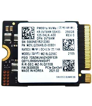 Samsung 256GB M.2 NVMe (MZ-9LQ256C) Internal Solid State Drive (Pre-owned)