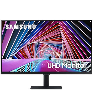 Samsung 27Inch 4K (LS27A700NWWXXL) UHD IPS Monitor (Black) (Pre-owned)