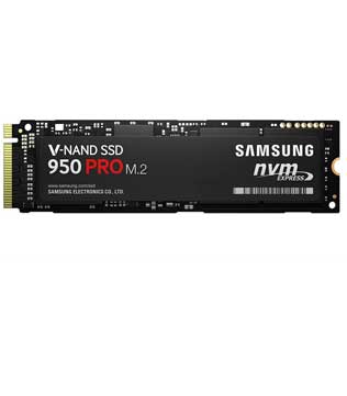 Samsung 950 PRO Series 256GB M.2 NVMe (MZVKV256) Internal Solid State Drive (Pre-owned)
