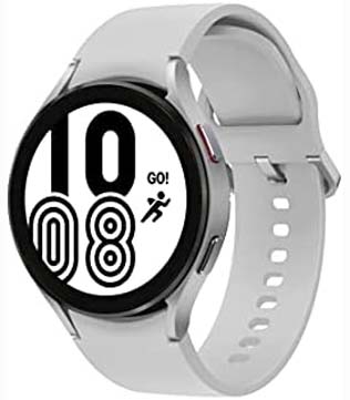Samsung Galaxy Watch4 Bluetooth (44mm, Silver, Compatible with Android Only) Smart Watch (Pre-owned)
