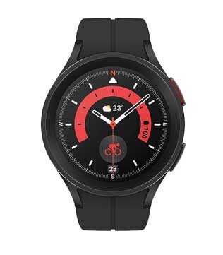 Samsung Galaxy Watch5 Pro Bluetooth (45mm, Titanium Black, Compatible with Android Only) (Pre-owned)