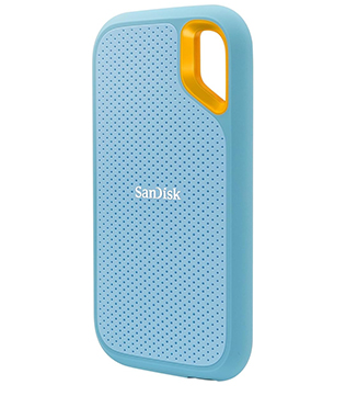 SanDisk Extreme Portable 1TB TypeC Smartphone Compatible External Solid State Drive (SkyBlue) (Pre-owned)