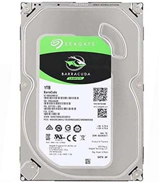 Seagate 1 TB 3.5 Inch barracuda Compute 7200 RPM (2EP102-300) Internal Hard Disk Drive (Pre-owned)