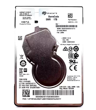 Seagate BarraCuda 1TB 2.5 Inches Internal Hard Drive (ST1000LM049) Hard Disk Drive (Pre-owned)