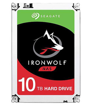 Seagate Ironwolf NAS 10TB 3.5 inch (ST10000VN0004) Internal Hard Disk Drive (Pre-owned)