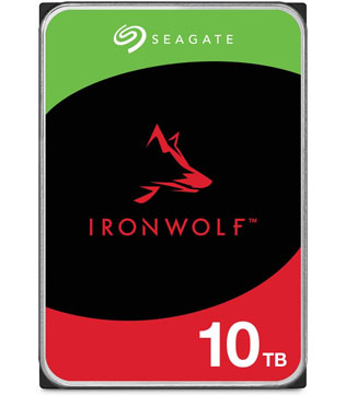 Seagate Ironwolf NAS 10TB 3.5 inch (ST10000VN0008) Internal Hard Disk Drive (Pre-owned)