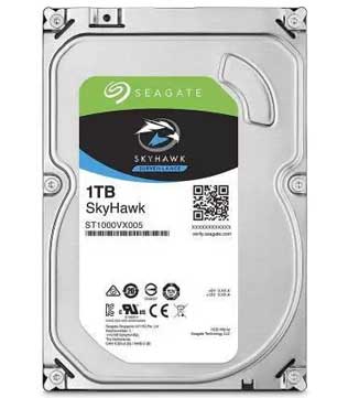 Seagate SkyHawk 1TB Surveillance 3.5 Inch (ST1000VX005) Internal Hard Disk Drive (Pre-owned)