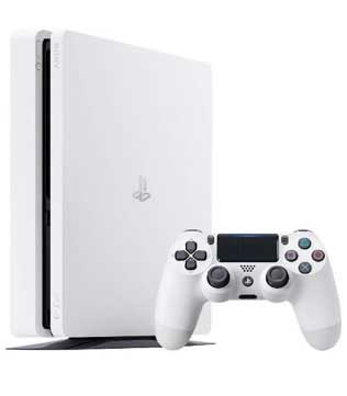 Sony PlayStation 4 Slim Glacier White 1TB (Scratch & Dent) (Pre-owned)