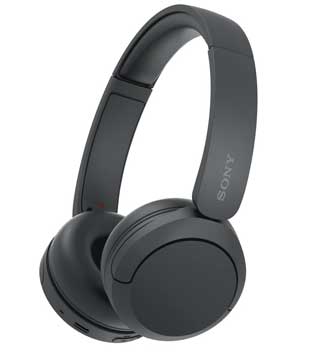 Sony WH-CH520 Bluetooth Wireless On Ear Headphones with Mic (Black) (Minor Wear & Tear) (Pre-owned)