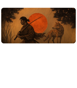 Lone Wolf Mouse Pad