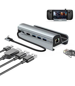Verilux Docking Station Compatible with Steam Deck (Pre-owned)