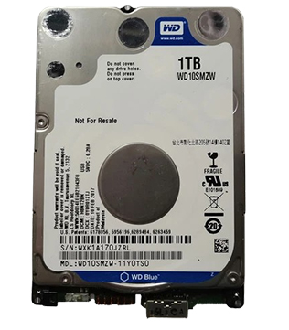 Western Digital 1TB 2.5-inch USB (WD10SMZW-11Y0TS0) External Hard Disk Drive (Pre-owned)