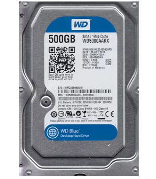 Western Digital 500GB 3.5Inch (WD5000AAKX) Desktop Hard Disk Drive (Pre-owned)