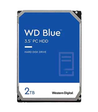 Western Digital Blue 2TB 7200 RPM (WD20EZBX) Desktop Hard Disk Drive (Pre-owned)